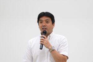 砂防学会東北支部　支部長野田先生（秋田県立大学　木材高度加工研究所　准教授）